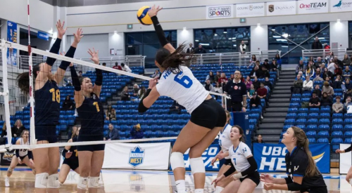 UBCO women’s volleyball squad narrowly upsets nationally ranked UBC