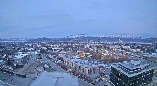 Kelowna weather: Below-zero temps, cloudy, calm winds