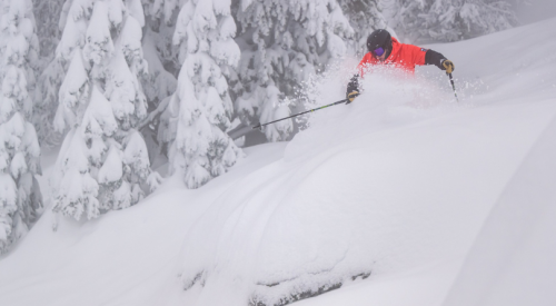 Big White: Limited visibility and plenty of powder