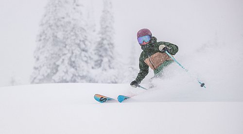 Big White: Unlimited visibility, alpine snow base at 130 cm